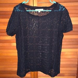 Lace Black Top